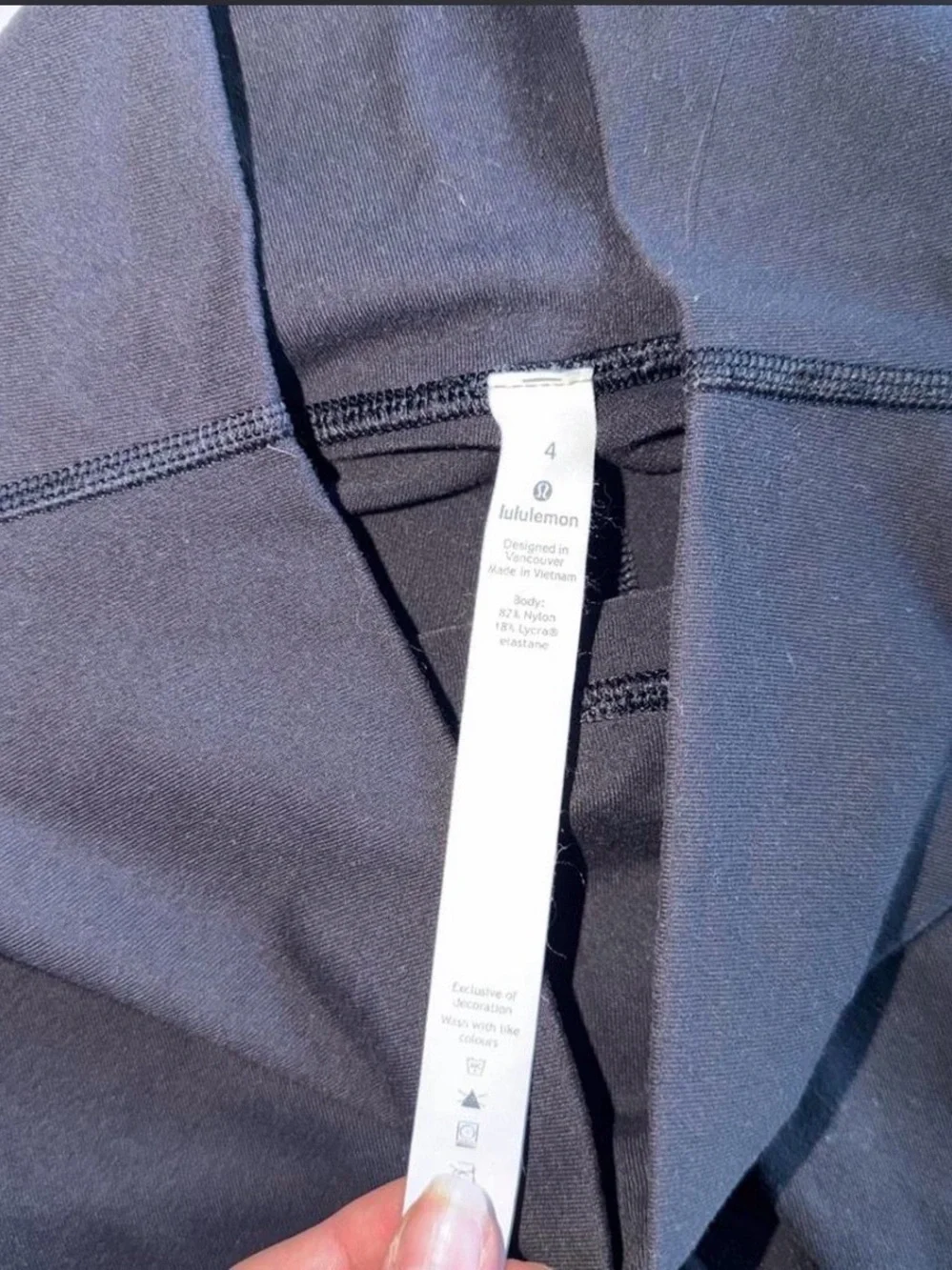 lululemon athletica Black High-Waist Leggings